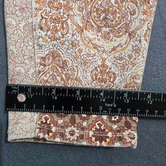 Lucky Brand Charlie Skinny Women 6/28 Harvest Patchwork Stretch Denim Jeans - Picture 15 of 16